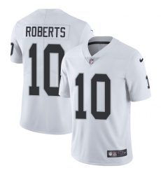 Nike Raiders #10 Seth Roberts White Mens Stitched NFL Vapor Untouchable Limited Nike Raiders #10 Seth Roberts White Mens Stitched NFL Vapor Untouchable Limited