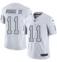Nike Raiders 11 Henry Ruggs III White Men Stitched NFL Limited Rush Jersey Nike Raiders 11 Henry Ruggs III White Men Stitched NFL Limited Rush Jersey
