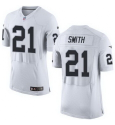 Nike Raiders #21 Sean Smith White Mens Stitched NFL New Elite Jersey Nike Raiders #21 Sean Smith White Mens Stitched NFL New Elite Jersey