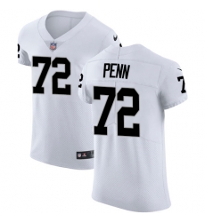 Nike Raiders #72 Donald Penn White Mens Stitched NFL Vapor Untouchable Elite Jersey 0 Nike Raiders #72 Donald Penn White Mens Stitched NFL Vapor Untouchable Elite Jersey 0