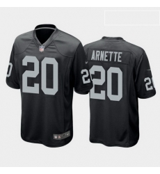 men damon arnette las vegas raiders black game jersey men damon arnette las vegas raiders black game jersey