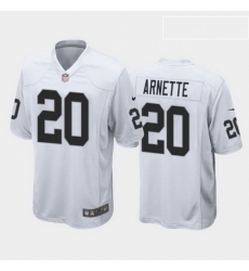 men damon arnette las vegas raiders white game jersey men damon arnette las vegas raiders white game jersey