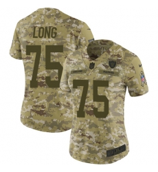Nike Raiders #75 Howie Long Camo Women Stitched NFL Limited 2018 Salute to Service Jersey Nike Raiders #75 Howie Long Camo Women Stitched NFL Limited 2018 Salute to Service Jersey