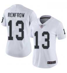 Raiders #13 Hunter Renfrow White Women Stitched Football Vapor Untouchable Limited Jersey Raiders #13 Hunter Renfrow White Women Stitched Football Vapor Untouchable Limited Jersey