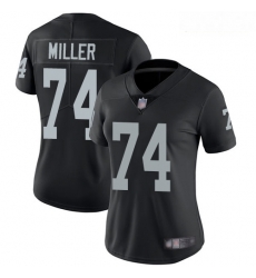 Raiders #74 Kolton Miller Black Team Color Women Stitched Football Vapor Untouchable Limited Jersey Raiders #74 Kolton Miller Black Team Color Women Stitched Football Vapor Untouchable Limited Jersey