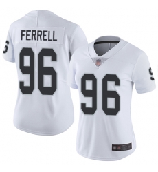 Raiders 96 Clelin Ferrell White Women Stitched Football Vapor Untouchable Limited Jersey Raiders 96 Clelin Ferrell White Women Stitched Football Vapor Untouchable Limited Jersey
