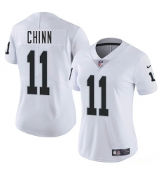 Women Las Vegas Raiders 11 Jeremy Chinn White 2025 Vapor Stitched Jersey Women Las Vegas Raiders 11 Jeremy Chinn White 2025 Vapor Stitched Jersey