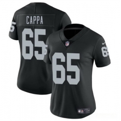 Women Las Vegas Raiders 65 Alex Cappa Black 2025 Vapor Stitched Jersey