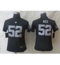 Women Nike Oakland Raiders #52 Mack Black Jerseys Women Nike Oakland Raiders #52 Mack Black Jerseys