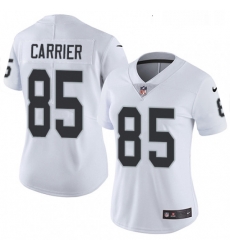 Women Nike Oakland Raiders 85 Derek Carrier White Vapor Untouchable Elite Player NFL Jersey Women Nike Oakland Raiders 85 Derek Carrier White Vapor Untouchable Elite Player NFL Jersey