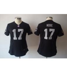 Women Oakland Raiders 17# Denarius Moore Black Jersey Women Oakland Raiders 17# Denarius Moore Black Jersey