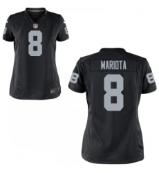 Women Raiders 8 Marcus Mariota Black Vapor Limited Jersey Women Raiders 8 Marcus Mariota Black Vapor Limited Jersey