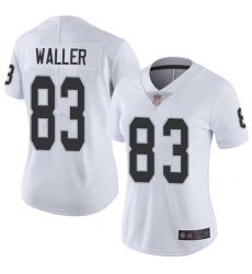 Women Raiders 83 Darren Waller White Stitched Football Vapor Untouchable Limited Jersey Women Raiders 83 Darren Waller White Stitched Football Vapor Untouchable Limited Jersey