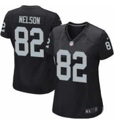Womens Nike Oakland Raiders 82 Jordy Nelson Game Black Team Color NFL Jersey Womens Nike Oakland Raiders 82 Jordy Nelson Game Black Team Color NFL Jersey