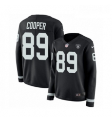 Womens Nike Oakland Raiders 89 Amari Cooper Limited Black Therma Long Sleeve NFL Jersey Womens Nike Oakland Raiders 89 Amari Cooper Limited Black Therma Long Sleeve NFL Jersey