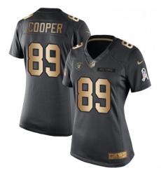 Womens Nike Oakland Raiders 89 Amari Cooper Limited BlackGold Salute to Service NFL Jersey Womens Nike Oakland Raiders 89 Amari Cooper Limited BlackGold Salute to Service NFL Jersey