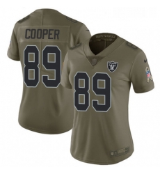 Womens Nike Oakland Raiders 89 Amari Cooper Limited Olive 2017 Salute to Service NFL Jersey Womens Nike Oakland Raiders 89 Amari Cooper Limited Olive 2017 Salute to Service NFL Jersey