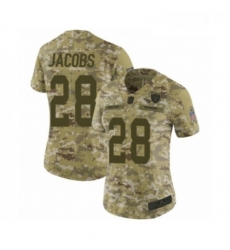 Womens Oakland Raiders 28 Josh Jacobs Limited Camo 2018 Salute to Service Football Jersey Womens Oakland Raiders 28 Josh Jacobs Limited Camo 2018 Salute to Service Football Jersey