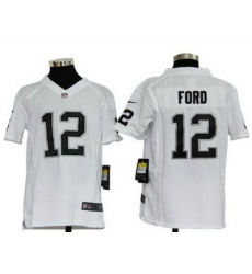 Nike Nfl Youth Oakland Raiders #12 Jacoby Ford White Jerseys Nike Nfl Youth Oakland Raiders #12 Jacoby Ford White Jerseys