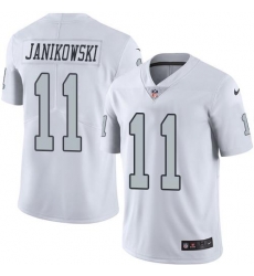 Nike Raiders #11 Sebastian Janikowski White Youth Stitched NFL Limited Rush Jersey Nike Raiders #11 Sebastian Janikowski White Youth Stitched NFL Limited Rush Jersey