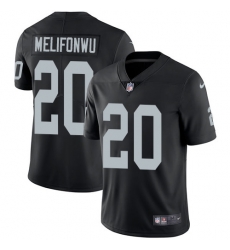 Nike Raiders #20 Obi Melifonwu Black Team Color Youth Stitched NFL Vapor Untouchable Limited Jersey Nike Raiders #20 Obi Melifonwu Black Team Color Youth Stitched NFL Vapor Untouchable Limited Jersey