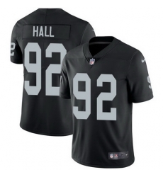 Nike Raiders #92 P J Hall Black Team Color Youth Stitched NFL Vapor Untouchable Limited Jersey Nike Raiders #92 P J Hall Black Team Color Youth Stitched NFL Vapor Untouchable Limited Jersey