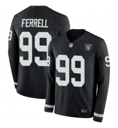 Raiders 99 Clelin Ferrell Black Team Color Youth Stitched Football Limited Therma Long Sleeve Jersey Raiders 99 Clelin Ferrell Black Team Color Youth Stitched Football Limited Therma Long Sleeve Jersey