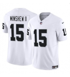 Youth Las Vegas Raiders 15 Gardner Minshew II White 2024 F U S E Vapor Untouchable Stitched Football Jersey Youth Las Vegas Raiders 15 Gardner Minshew II White 2024 F U S E Vapor Untouchable Stitched Football Jersey