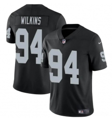 Youth Las Vegas Raiders 94 Christian Wilkins Black Stitched Football Jersey Youth Las Vegas Raiders 94 Christian Wilkins Black Stitched Football Jersey