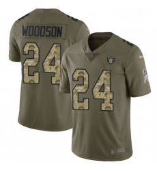 Youth Nike Oakland Raiders 24 Charles Woodson Limited OliveCamo 2017 Salute to Service NFL Jersey Youth Nike Oakland Raiders 24 Charles Woodson Limited OliveCamo 2017 Salute to Service NFL Jersey