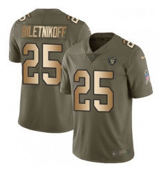 Youth Nike Oakland Raiders 25 Fred Biletnikoff Limited OliveGold 2017 Salute to Service NFL Jersey Youth Nike Oakland Raiders 25 Fred Biletnikoff Limited OliveGold 2017 Salute to Service NFL Jersey