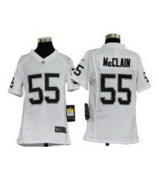 Youth Nike Oakland Raiders #55 McCLAIN White jerseys Youth Nike Oakland Raiders #55 McCLAIN White jerseys