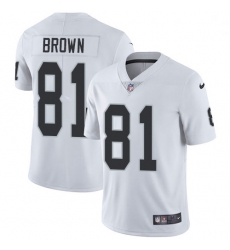 Youth Nike Raiders 81 Tim Brown White Stitched NFL Vapor Untouchable Limited Jersey Youth Nike Raiders 81 Tim Brown White Stitched NFL Vapor Untouchable Limited Jersey