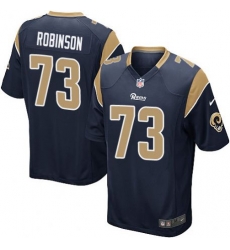 2014 NFL Draft St.Louis Rams #73 Greg Robinson Navy Blue Elite Jersey 2014 NFL Draft St.Louis Rams #73 Greg Robinson Navy Blue Elite Jersey