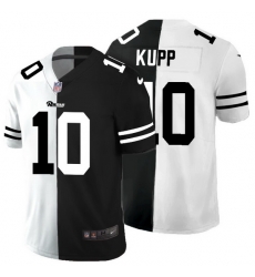 Los Angeles Rams 10 Cooper Kupp Men Black V White Peace Split Nike Vapor Untouchable Limited NFL Jersey Los Angeles Rams 10 Cooper Kupp Men Black V White Peace Split Nike Vapor Untouchable Limited NFL Jersey