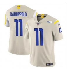Men Los Angeles Rams 11 Jimmy Garoppolo Bone Vapor Untouchable Stitched Football Jersey Men Los Angeles Rams 11 Jimmy Garoppolo Bone Vapor Untouchable Stitched Football Jersey