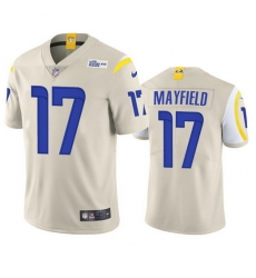 Men Los Angeles Rams 17 Baker Mayfield Bone Vapor Untouchable Limited Stitched Football Jersey Men Los Angeles Rams 17 Baker Mayfield Bone Vapor Untouchable Limited Stitched Football Jersey