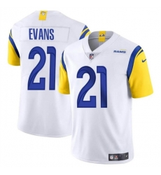 Men Los Angeles Rams 21 Zach Evans White 2024 Vapor Untouchable Stitched Football Jersey Men Los Angeles Rams 21 Zach Evans White 2024 Vapor Untouchable Stitched Football Jersey