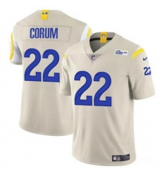 Men Los Angeles Rams 22 Blake Corum Bone 2024 Draft Vapor Untouchable Stitched Football Jersey Men Los Angeles Rams 22 Blake Corum Bone 2024 Draft Vapor Untouchable Stitched Football Jersey