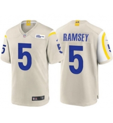Men Los Angeles Rams #5 Jalen Ramsey Bone Stitched Football Limited Jersey Men Los Angeles Rams #5 Jalen Ramsey Bone Stitched Football Limited Jersey