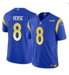 Men Los Angeles Rams 8 Jared Verse Blue 2024 Draft F U S E Vapor Untouchable Stitched Football Jersey Men Los Angeles Rams 8 Jared Verse Blue 2024 Draft F U S E Vapor Untouchable Stitched Football Jersey