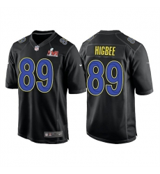 Men Los Angeles Rams 89 Tyler Higbee 2022 Black Super Bowl LVI Game Stitched Jersey Men Los Angeles Rams 89 Tyler Higbee 2022 Black Super Bowl LVI Game Stitched Jersey