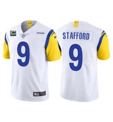 Men Los Angeles Rams 9 Matthew Stafford 2022 White With 4 Star C Patch Vapor Untouchable Limited Stitched Jersey Men Los Angeles Rams 9 Matthew Stafford 2022 White With 4 Star C Patch Vapor Untouchable Limited Stitched Jersey