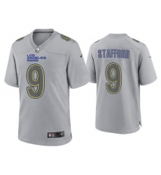 Men Los Angeles Rams 9 Matthew Stafford Grey Atmosphere Fashion Stitched Game Jersey Men Los Angeles Rams 9 Matthew Stafford Grey Atmosphere Fashion Stitched Game Jersey