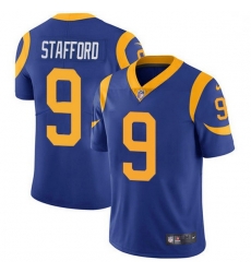 Men Los Angeles Rams 9 Matthew Stafford Royal Blue Alternate Men Stitched NFL Vapor Untouchable Limited Jersey Men Los Angeles Rams 9 Matthew Stafford Royal Blue Alternate Men Stitched NFL Vapor Untouchable Limited Jersey