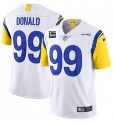 Men Los Angeles Rams 99 Aaron Donald 2022 White With 4 Star C Patch Vapor Untouchable Limited Stitched Jersey Men Los Angeles Rams 99 Aaron Donald 2022 White With 4 Star C Patch Vapor Untouchable Limited Stitched Jersey