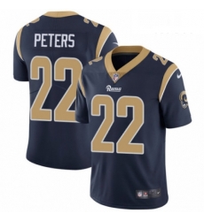 Men Nike Los Angeles Rams 22 Marcus Peters Navy Blue Team Color Vapor Untouchable Limited Player NFL Jersey Men Nike Los Angeles Rams 22 Marcus Peters Navy Blue Team Color Vapor Untouchable Limited Player NFL Jersey