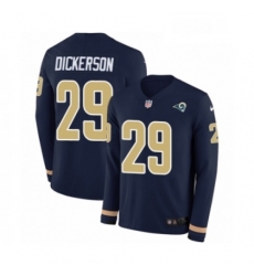 Men Nike Los Angeles Rams 29 Eric Dickerson Limited Navy Blue Therma Long Sleeve NFL Jersey Men Nike Los Angeles Rams 29 Eric Dickerson Limited Navy Blue Therma Long Sleeve NFL Jersey