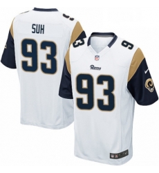 Men Nike Los Angeles Rams 93 Ndamukong Suh Game White NFL Jersey Men Nike Los Angeles Rams 93 Ndamukong Suh Game White NFL Jersey