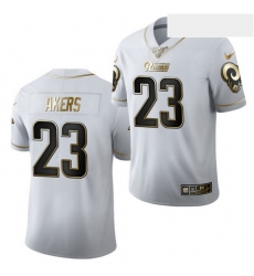 Men Nike Rams 23 Cam Akers Draft Gold Edition Limtited Jersey Men Nike Rams 23 Cam Akers Draft Gold Edition Limtited Jersey